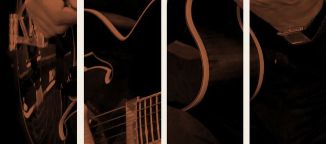 portada del disc, mans tocant la guitarra